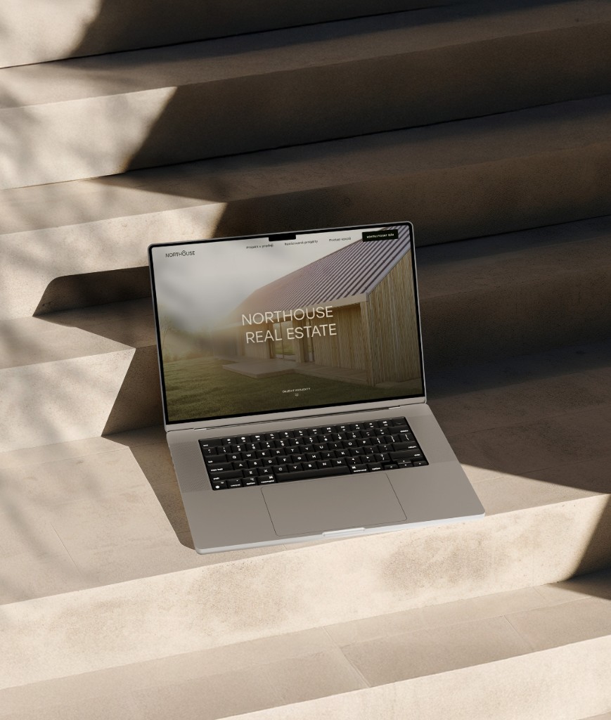 Northouse real estate website on laptop