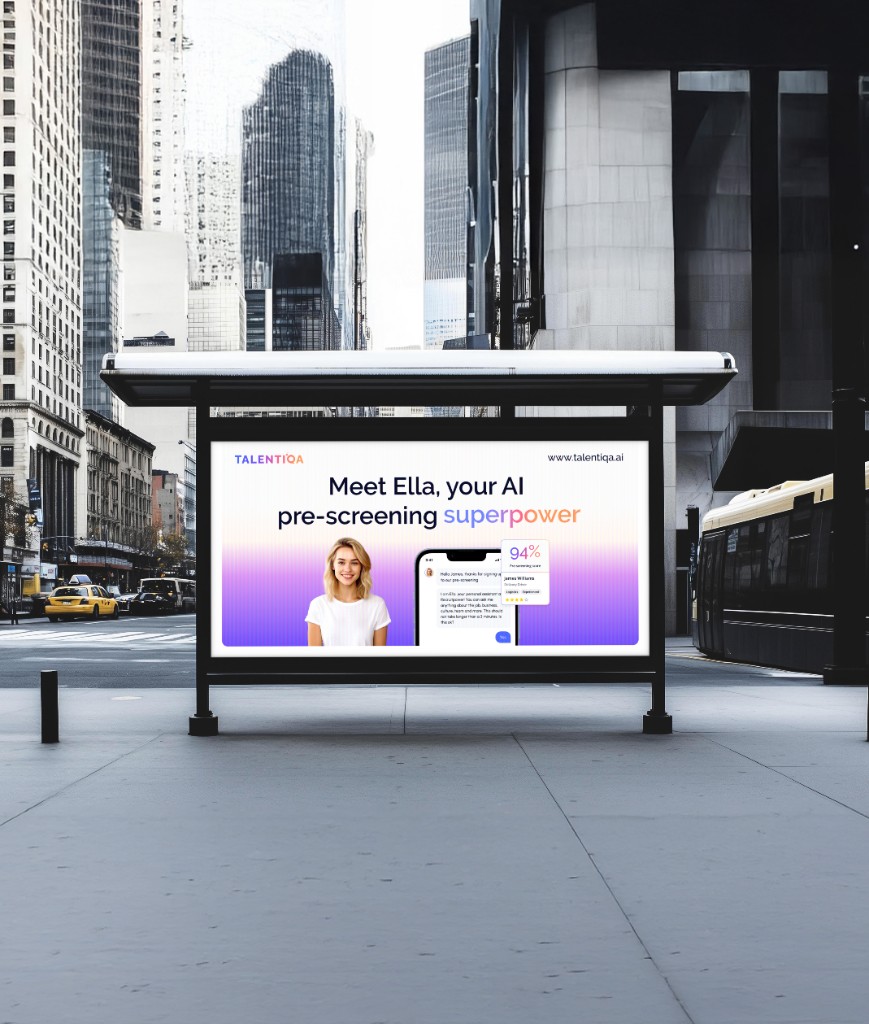 Talentiqa outdoor advertising mockup